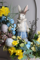 Blue Pereira, stroik wielkanocny z zajączkiem