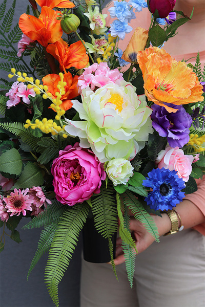 Kolorowa Nuta, komplet dekoracji nagrobnych