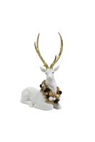 Festive Reindeer świąteczna figurka renifer