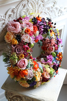 Jesienne Klimaty, bogaty wianek dekoracyjny