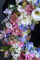 kwiatowy wianek z bzami, Czarująca Wiosna Nova, śr.60cm