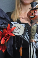 Halloween Ball, efektowny jesienny wianek na drzwi