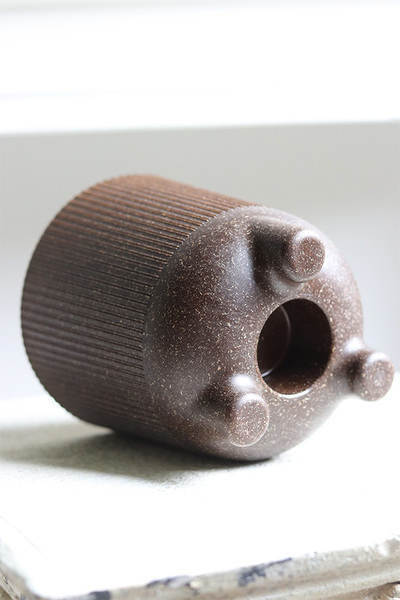 Aria Eco, osłonka doniczka, brązowa