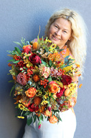 Jesienny Czas Glamour, jesienna kompozycja w misie