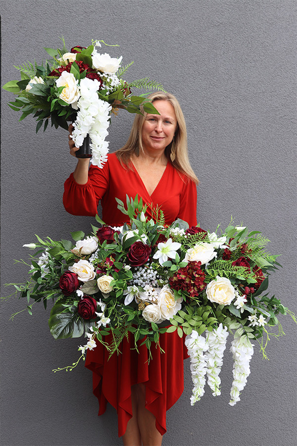 Georgina Bordo, bukiet nagrobny we wkładzie