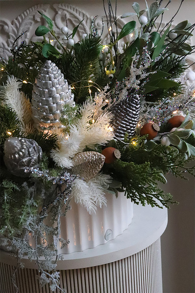 Green Landia White, zimowa kompozycja w osłonce