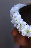 Biała Dama, wianek na głowę