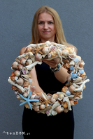 Blue Sea Miami, marynistyczny wianek na drzwi	