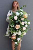 Biała Promesa, komplet dekoracji nagrobnych