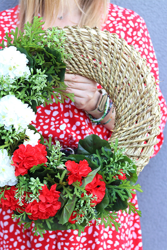Witaj Polsko, wianek patriotyczny na drzwi