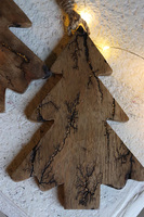 Choinka Wood, drewniana zawieszka