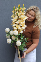 Vanilla, bukiet nagrobny we wkładzie	