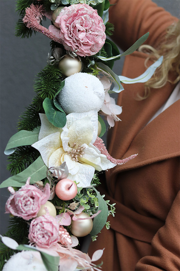 Pink Christmas, girlanda bożonarodzeniowa