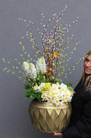 Wiosenne Trele GoldLine, wiosenna kompozycja roślinna