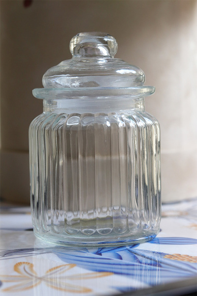 Cottage Glass, szklany pojemnik z pokrywką