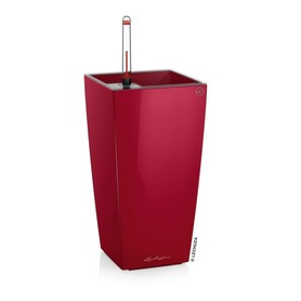 Cubi Maxi, elegancka donica z nawadnianiem, czerwona, wys.26cm