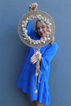 Treasure Beach, marynistyczny wianek na ścianę, śr.37cm  