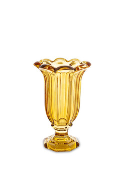 Ambra C, szklany wazon puchar, wym.23x14cm