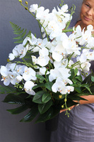 Biała Orchidea, bukiet nagrobny we wkładzie