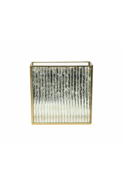 Gold Line 1A, lampion szklany wąski, wym.30.5x10x30.5cm