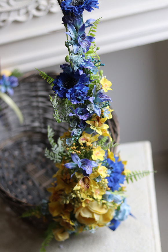 Ukraina, dekorowany koszyczek wielkanocny