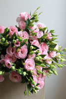 Eustoma Pink, gałązka sztucznej eustomy, 1szt. dł.75cm