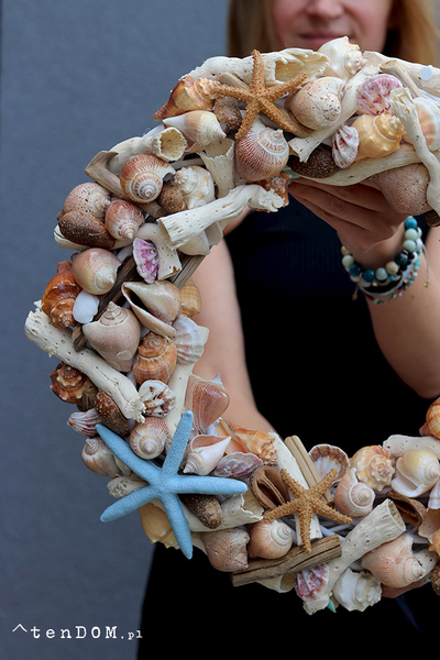 Blue Sea Miami, marynistyczny wianek na drzwi