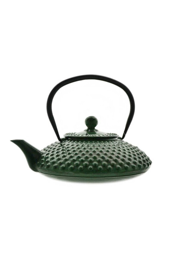 Awaji Glam, żeliwny imbryk do herbaty, zielony