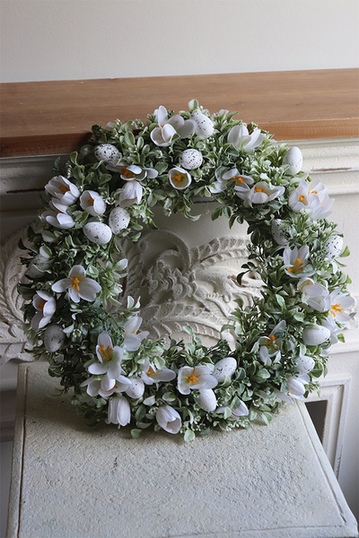 Krokusy Biel, wielkanocny wianek