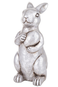 Bunny Silver, wielkanocna figurka zając A, wys.31cm
