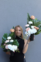 Elwira, bukiet nagrobny we wkładzie