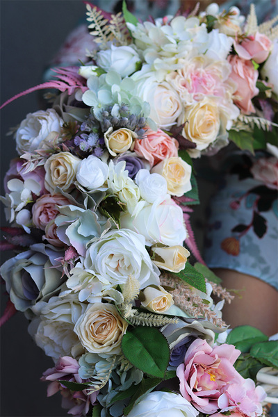 Belladonna, asymetryczny wianek do powieszenia