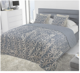 narzuta Coverlet Braid, wym.240x220cm + poszewki 2 szt.  45x45cm