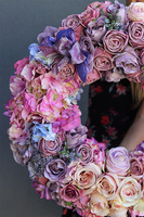 bardzo duży wianek na drzwi, Bogactwo Natury Renoma, śr.50cm 