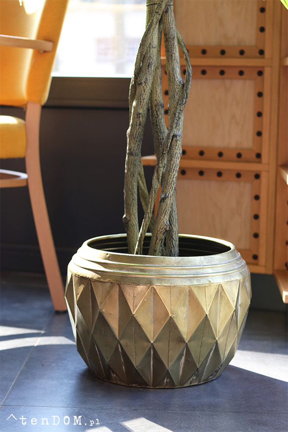 Mangowiec Gold, sztuczna roślina w donicy