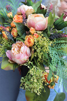 Miju, elegancki bukiet nagrobny, wys.57cm 