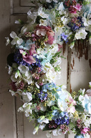 kwiatowy wianek z bzami, Czarująca Wiosna Nova, śr.60cm