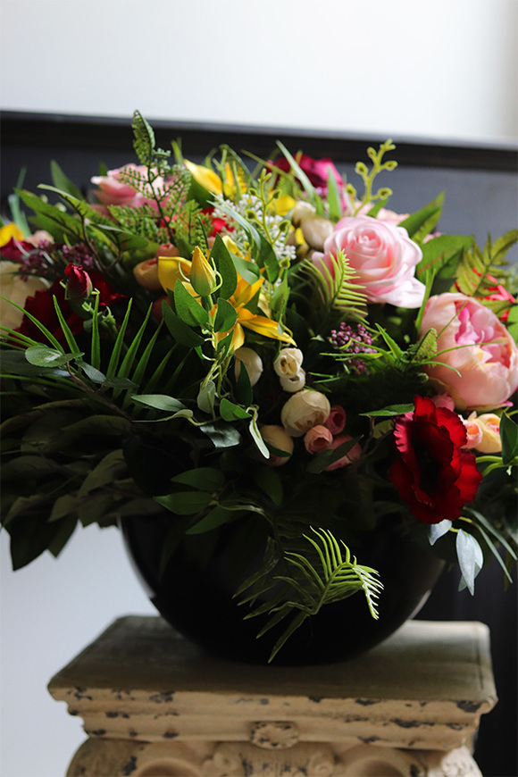 Nerita Kolor, duża kompozycja nagrobna w plastikowej misie