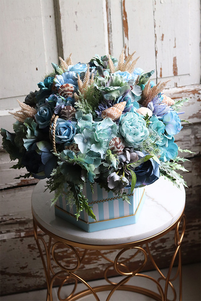 flowerbox marynistyczny, Morskie Przestworza, wym.38x40cm 