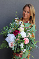 Odettino 3, bukiet nagrobny we wkładzie, dł.62cm