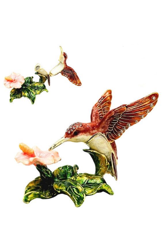  Charming, elegancka szkatułka metalowa koliber