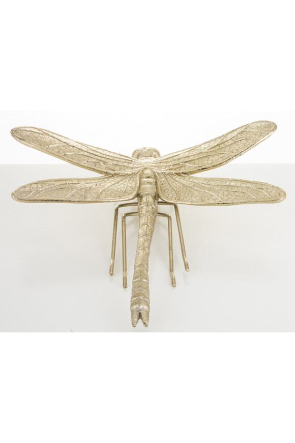 Ważka, figurka złota dekoracja ścienna