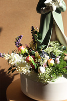 Bunny Tea Gaina, stroik wielkanocny z zajączkiem