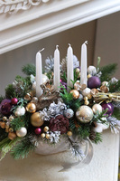 Fioletina, stroik świąteczny / adwentowy