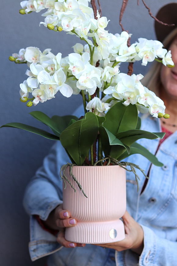  Pink Nemo, wysokiej jakości sztuczny storczyk, wym.53cm