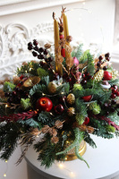 Bordolli, stroik świąteczny w pucharze