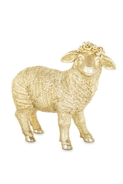 Wielkanocny Baranek Oro, złota figurka