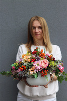 Jesienna Hela, jesienna kompozycja na stół