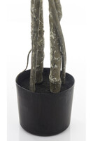 Monstera E, sztuczne drzewko w osłonce / donicy, wym.140x50x50cm