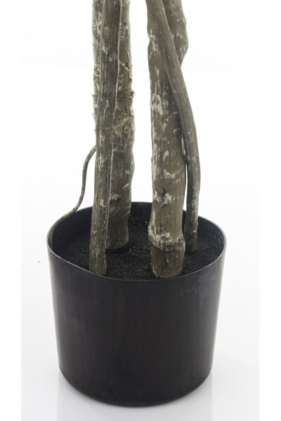 Monstera E, sztuczne drzewko w osłonce / donicy, wym.140x50x50cm